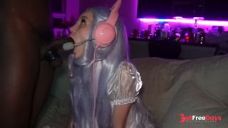 Gamer girl fucked by hard BBC-2