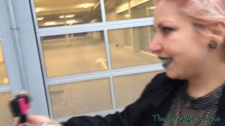 Amsterdam Sexy Tattooed Ex-Girlfriend doing her first Cumwalk in Amsterdam-5