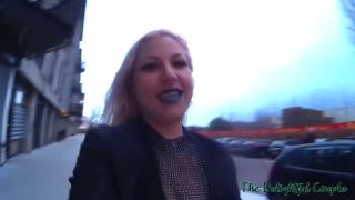 Amsterdam Sexy Tattooed Ex-Girlfriend doing her first Cumwalk in Amsterdam-6