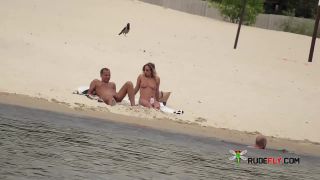 Curvy teen bares all at a naturist strand in the sun 1 280-3