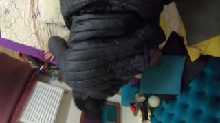 Fetish Face fucking, doggystyle and Cumming over my DownJacket linner so my impotent husband can lick 170-8