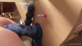 Rosarosebud First Time With Horse Dildo Anal Video Sex Do...-8