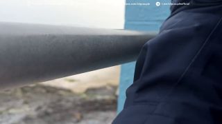SlipCouple - Started on a Bench, Ended at the Pier - No Regrets - Super risky public sloppy Handjob-5