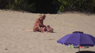 Wet and hot nude teens tanning outdoors  3-2