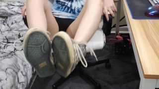 online clip 28 LilRedVelvet – Jerk Off to My Converse | lilredvelvet | fetish porn japanese panty fetish-6