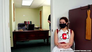 free online video 21 combat fetish fetish porn | Nina – A Cheerleader’s Severe Paddling | spanking-2