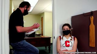 free online video 21 combat fetish fetish porn | Nina – A Cheerleader’s Severe Paddling | spanking-3