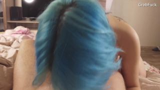 Powerful cumshot. Young slut covered in cum POV!-2