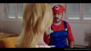 Faustine Perdrix - After Play In Mario We Try Our First Cosplay - And Peach Full HD-3