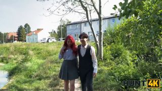 Stanley Johnson,Miss Olivia - HUNT4K. Slutty redhead Miss Olivia used her natural tits and perfect body to seduce a producer-1