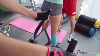 Barbara Bieber, Candice Demellza Threesome Sex In The Gym (Amateur porn)-1