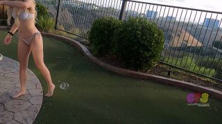  Fetish   Fetish  Custom Fetish - Princess A Blows Bubbles in Backyard - Princess-6
