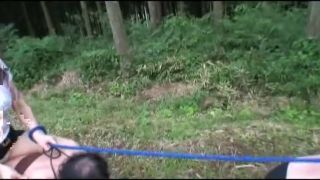 Asian Femdom The young lady has a taste for S The outdoor slave training in hell-1