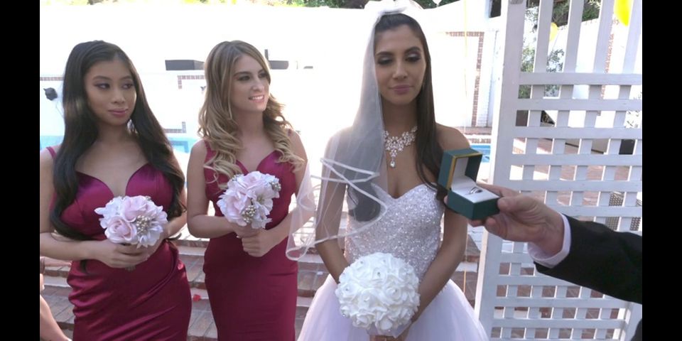 Gianna Dior, Kristen Scott, Jade Kush - Wedding Weekend With And Bridesmaids SD/480p 05-08-2025 - Download - Natural tits