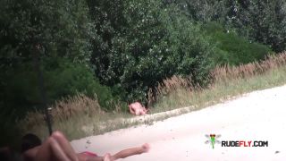 Teen nudists expose themselves at a public beach 2 nudism -6