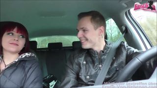 Young Redhead Tramper  Gets Seduced Outdoor Sex.-1