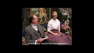 Amelia Rutherford Stripped Totally Nude And Caned In Victorian Drama.-1
