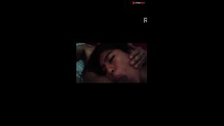 My friends sister gives me a blowjob while hes away-6