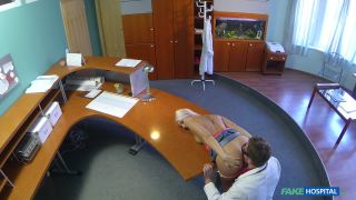 Perfect Sexy Blonde Gets Probed By Doctor On Reception Desk - April 07, 2014-0