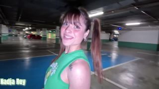 Public Sex Y Cumwalk Nadja Rey Gets Horny In The Parking , Exhibicionismo Con Semen En La Cara 1080p-0