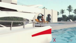 A Horny Girl Dreams To Have Sex With A Black 3D Shemale In Expensive Vi-5