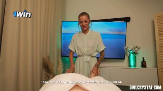 Owl Crystal - The Shy Masseuse Couldn’t Resist Her Client’s Big Cock-1
