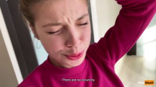 Did You See My Scrunchy  Pov Real Sex With Cute Teen 4K 1080p-0