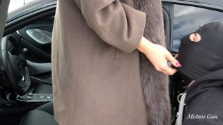Mistress Gaia - Smoking In Car - Italian Femdom.-2