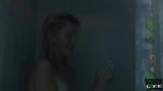 Skinny Blonde Shower and Naked Sunset Public!-0