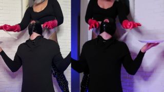 free adult clip 9 Mistress Sacred: Spanking and Feeding a Cuckold Slave | humiliation | femdom porn nylon stocking fetish-8