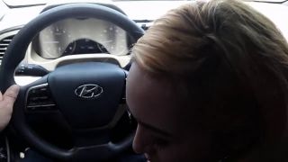 POV Blowjob while stuck in slow traffic-8