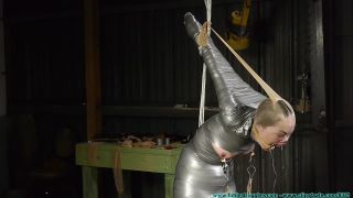 Rachel Encased In Pantyhose Then A Mummified Strappado Pa...-8