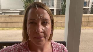 PilatesMilf - Cumwalk Outside After a Blowjob Facial - Cumshots-8