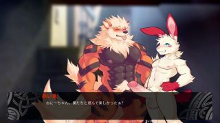 Cartoon Pleasant service with two rabbits.Flaming Flagonpart21-9