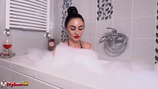 Goddess Ambra - Sensual Goddess Ambra seduces you in the bathtub - Foot Fetish-1