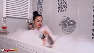 Goddess Ambra - Sensual Goddess Ambra seduces you in the bathtub - Foot Fetish-3