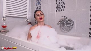 Goddess Ambra - Sensual Goddess Ambra seduces you in the bathtub - Foot Fetish-8