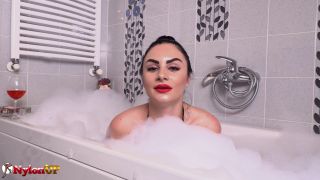 Goddess Ambra - Sensual Goddess Ambra seduces you in the bathtub - Foot Fetish-9