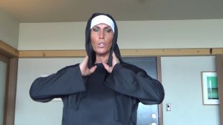Miss Katie @katie71 Nun Gives In And Fucks Two Men-2