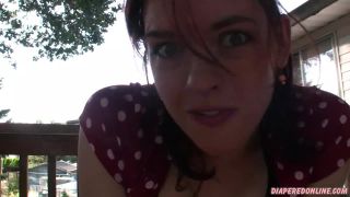 Diaperedonline2Savannah Savannah POV Outdoor Humiliation-0