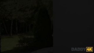 Hd Porn DADDY4K. Skinny girl was so nice so she showed her boyfriends Daddy what the real deepthroat is-1