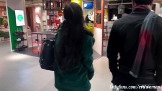 Evil Woman - Public Strapon Fucking In Popular Furniture Store-5