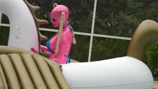 7696 The Big Boob Rubberdoll Horny On The Pegasus Pool Float-5