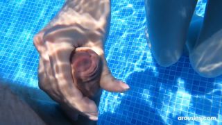 Kate Quinn - Footjob In The Pool - Foot Fetish-1