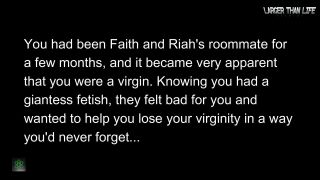 LTLGiantessClips - Faith and Riah Lynn in Giantesses Fuck Virgin Roommate SFX - Shrinkingfetish-0