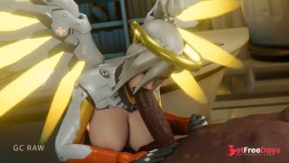 mercy suck big black cock Overwatch GCRaw-4