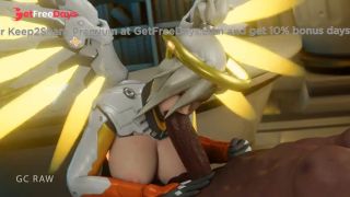 mercy suck big black cock Overwatch GCRaw-8