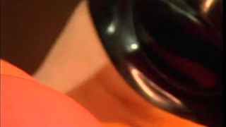 Lesbian Amazon. Amazon Mistress in thigh high boots playing with a redhead female sub in some erotic lesbian domination action-6