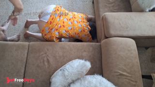 Under the Sofa Steamy Doggystyle Sex with Egyptian Girl      -2
