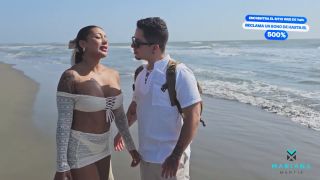 7151 Nymphomaniac has Sex on the Beach with several People - ...-1